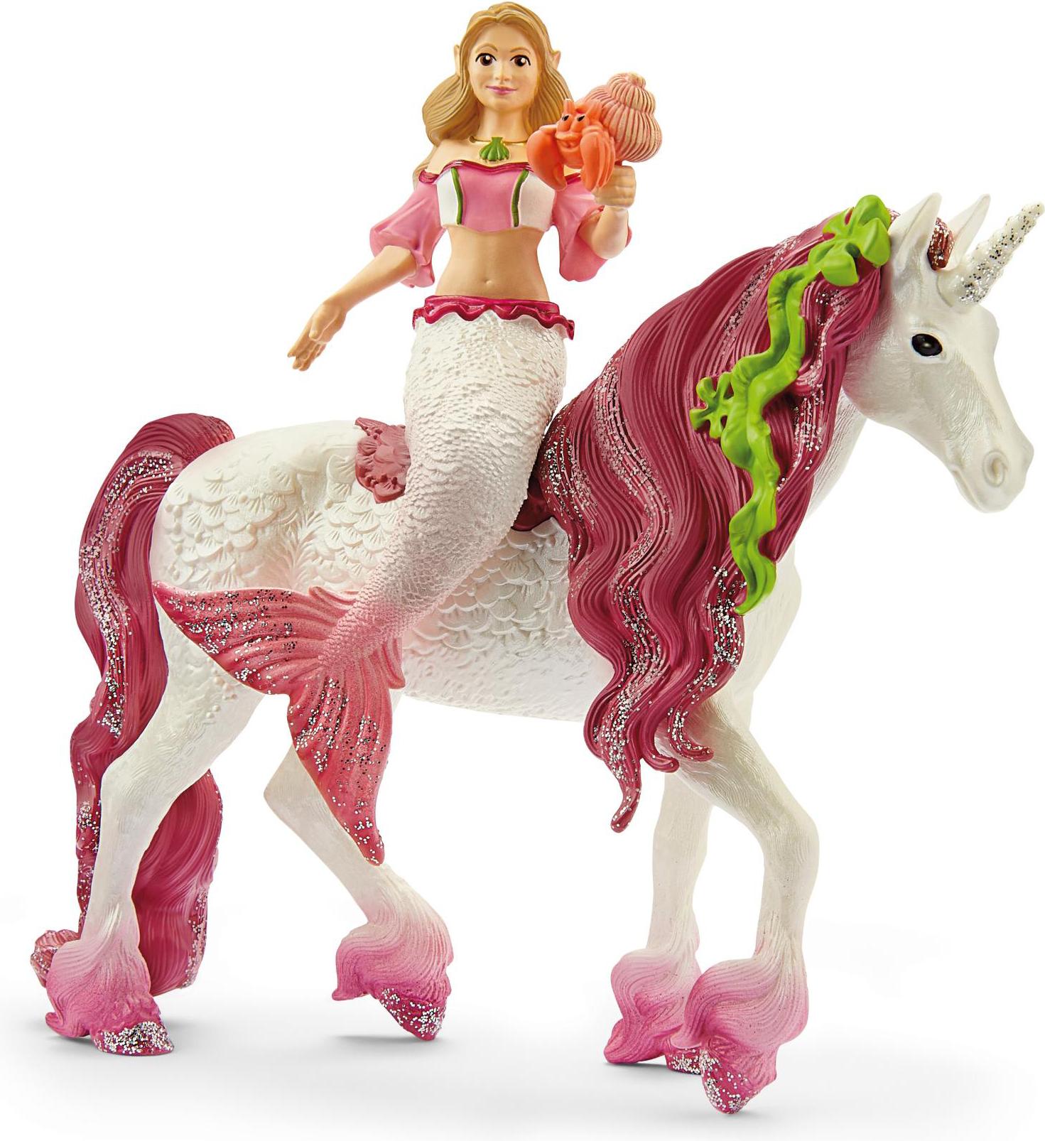 

Игрушка Schleich Русалочка Фея на подводном единороге [70593], Русалочка Фея на подводном единороге