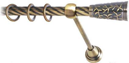 

Карниз Lm Decor Византия 066 1р витой 3м антик, Византия 066 1р витой 16мм 3.0м