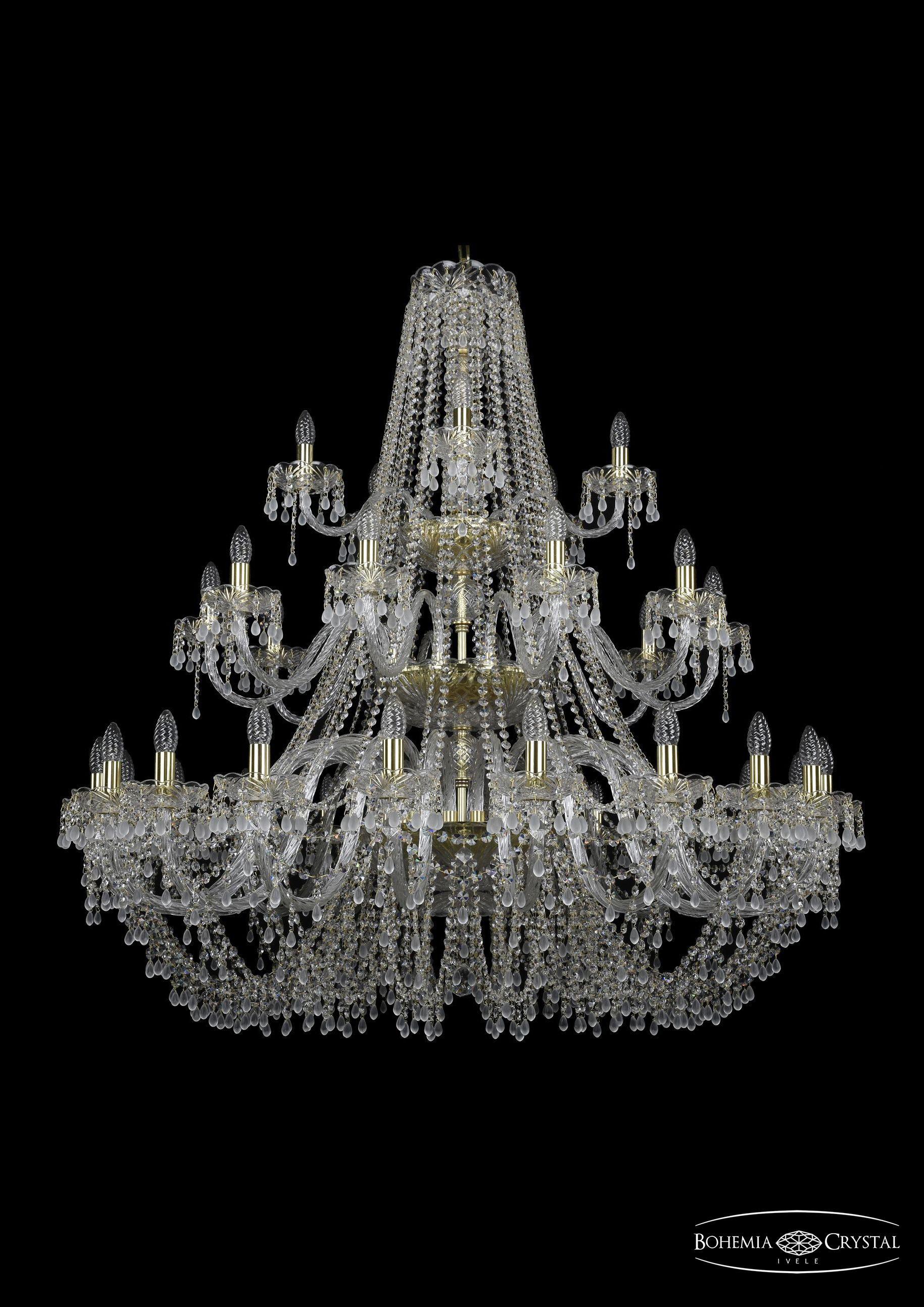 

Подвесная люстра Bohemia Ivele Crystal 1410/20+10+5/460/3d/G/V0300