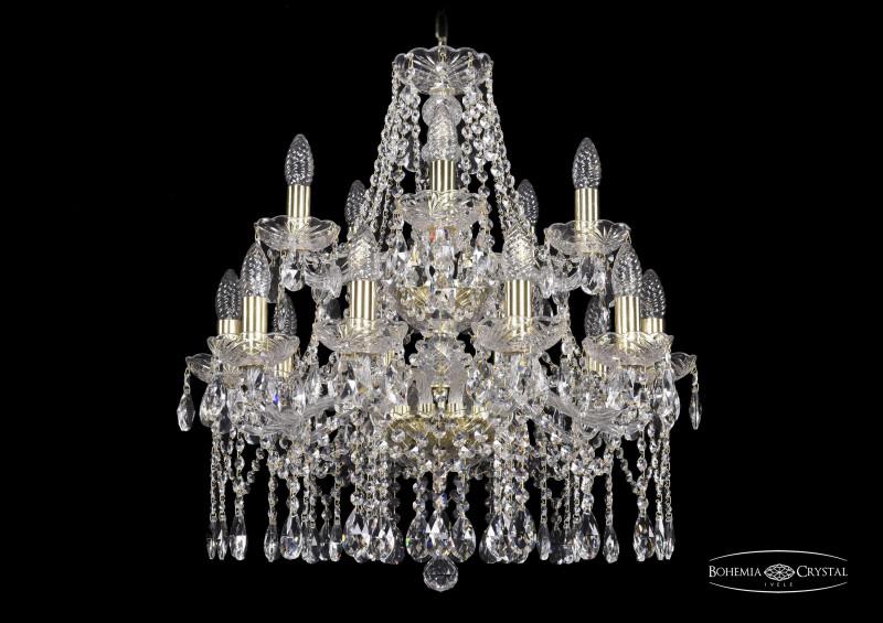 

Подвесная люстра Bohemia Ivele Crystal 1413/10+5/200/2d/G