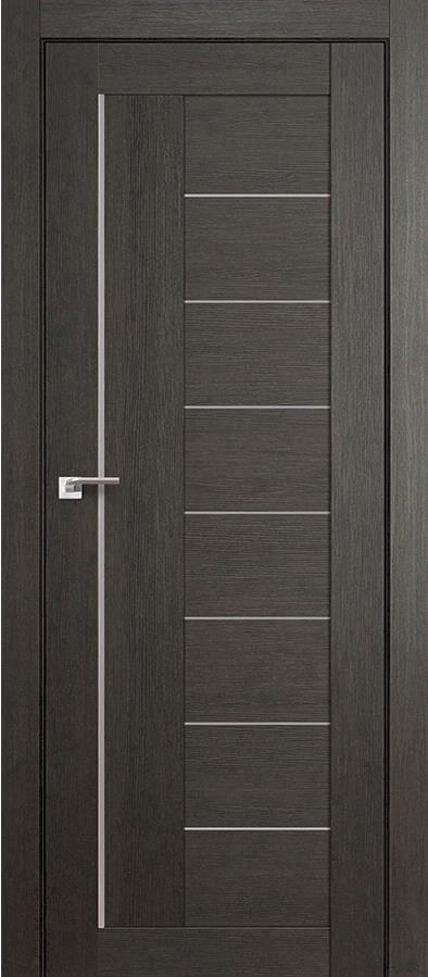 

Межкомнатная дверь ProfilDoors 17X 70x200 грей мелинга/стекло матовое, 17X 70x200