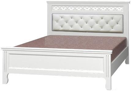 

Кровать Bravo Грация 140x200 белый античный