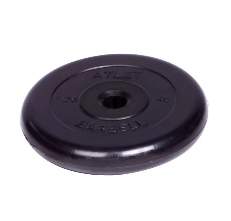 

Диск для штанги MB Barbell Atlet d-31 25 кг черный, Диск для штанги MB Barbell Atlet d-31 25кг черный