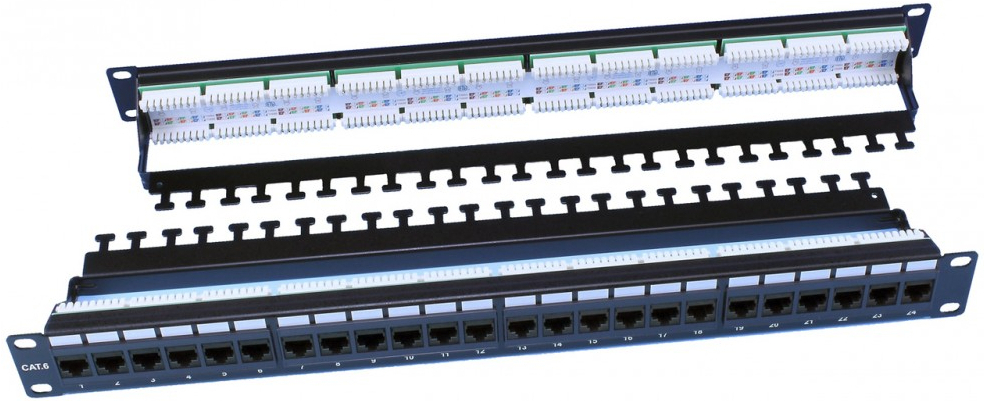 

Патч-панель Hyperline PP3-19-24-8P8C-C6-110D