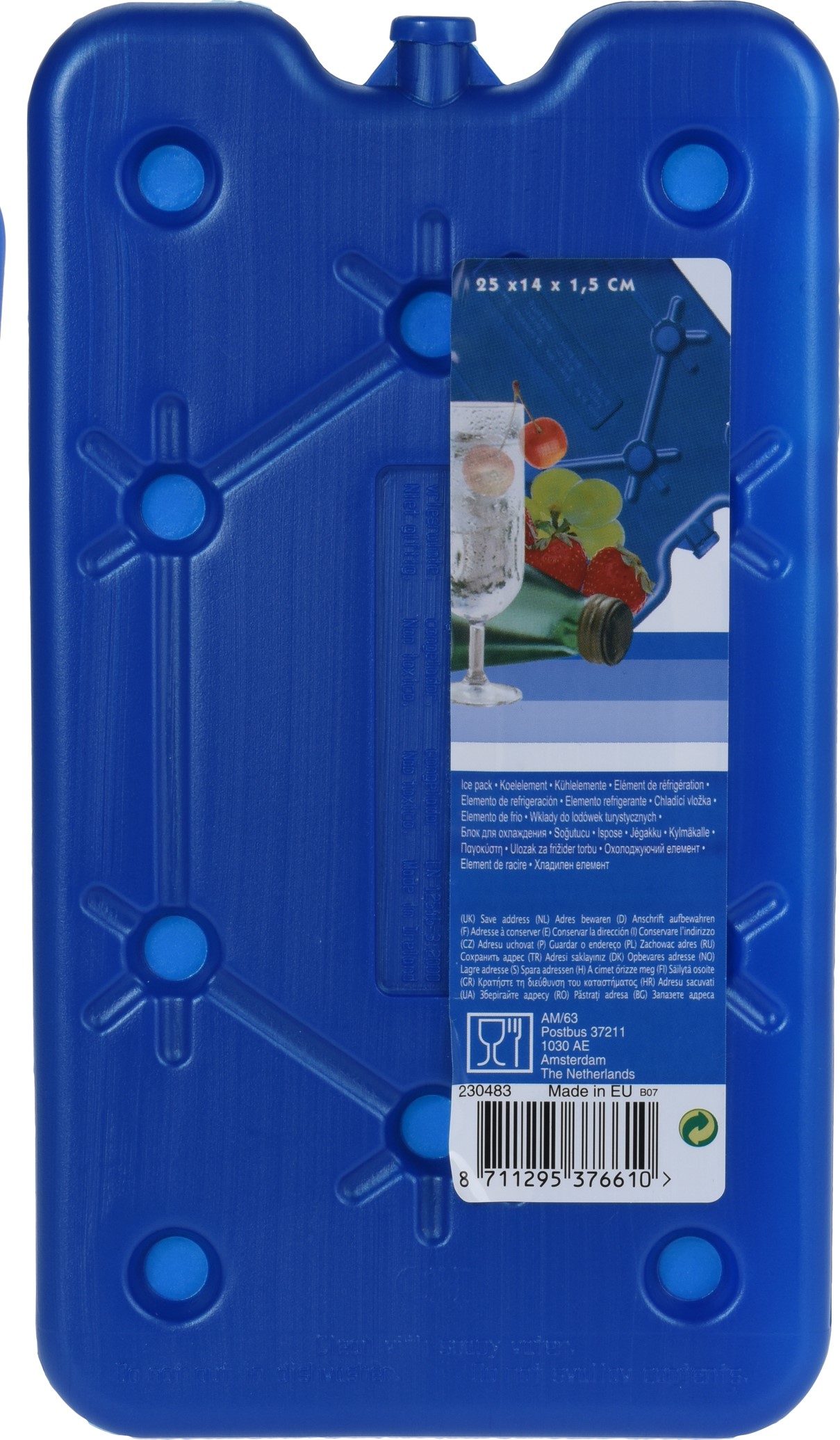 

Аккумуляторы холода Koopman 25х14х1 см 400 гр [B07400000], 250х140х10MM 400гр