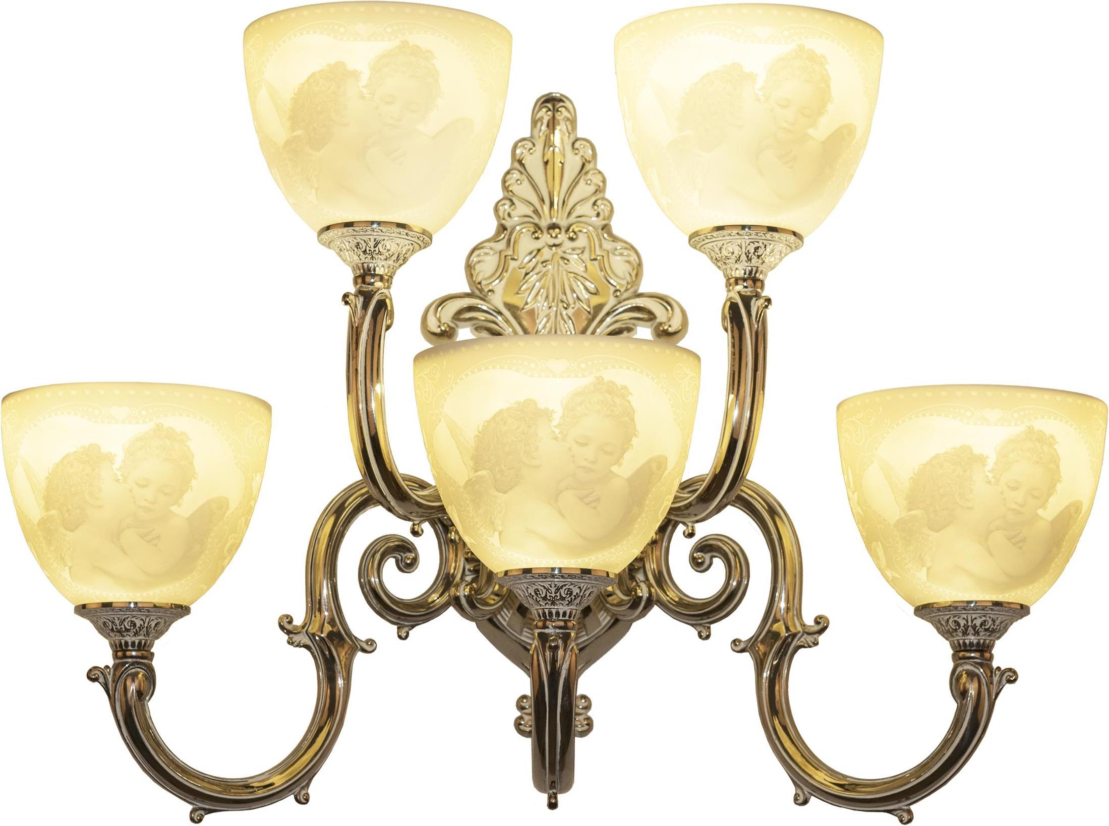 

Подвесная люстра Bohemia Ivele Crystal 7203B15/3+2/210 NW P1 U Angel