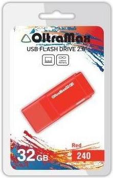 

Usb flash Oltramax OM-32GB-240 красный, OM-32GB-240