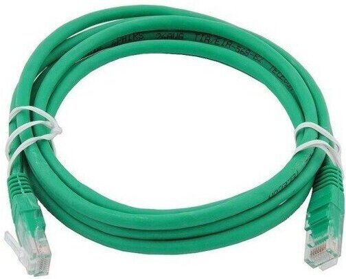 

Патч-корд ExeGate UTP-RJ45-RJ45-5e-3M-GN зеленый (EX258678RUS)