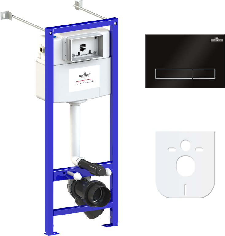 

Инсталляция для унитаза Lavinia Boho Комплект 4 в 1 Relfix [77020016], Инсталляция для унитаза Lavinia Boho Комплект 4 в 1 Relfix 77020016