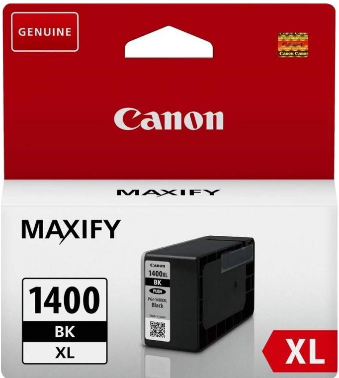 

Картридж для принтера Canon PGI-1400XL BK, Картридж струйный Canon PGI-1400XLBK 9185B001 черный для Canon Maxify МВ2040/2340