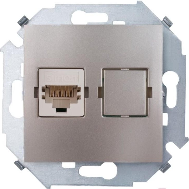 

Розетка Simon 1591598-034 шампань