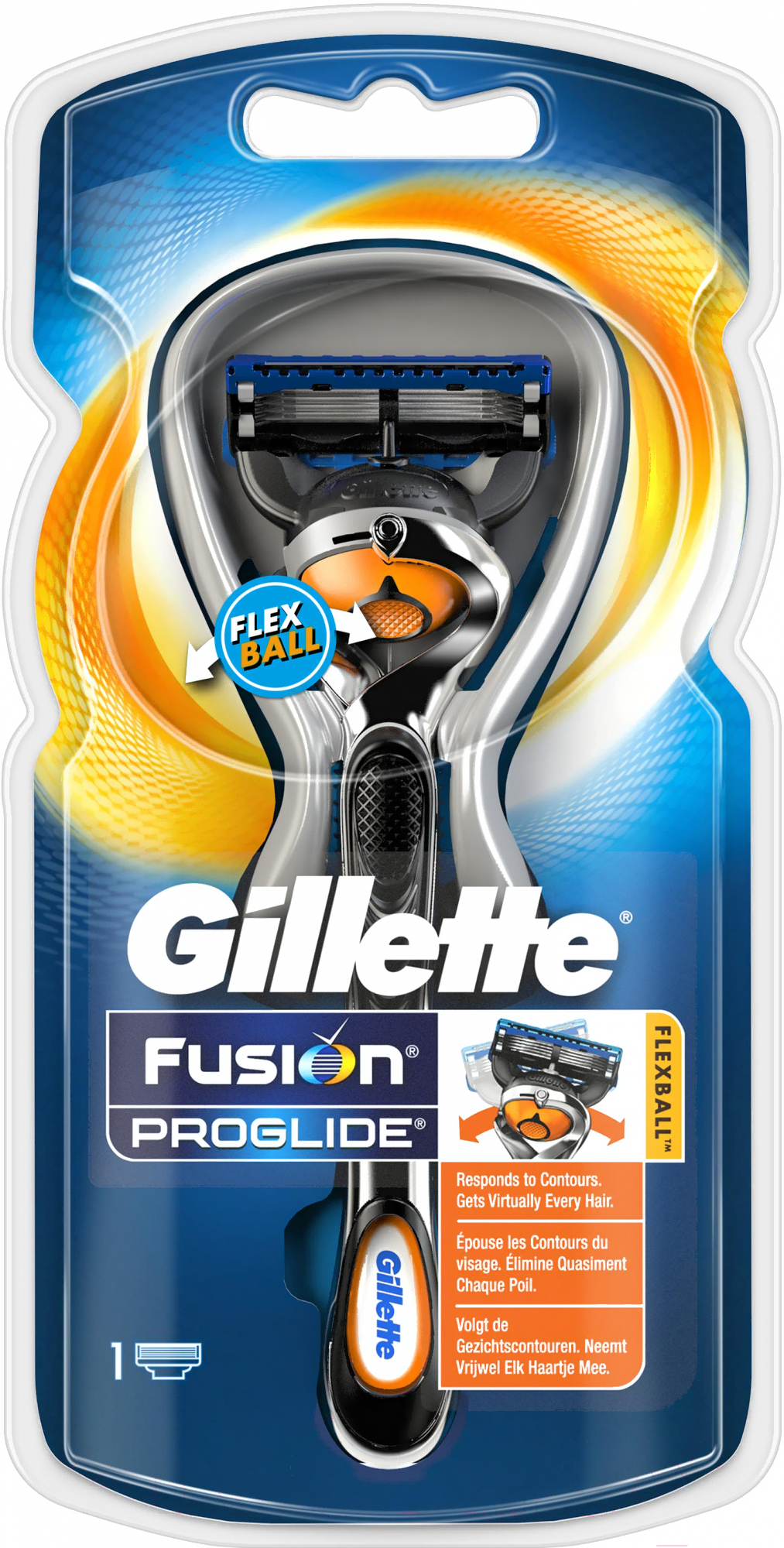 

Бритвенный станок Gillette Fusion ProGlide Flexball+1 кассета