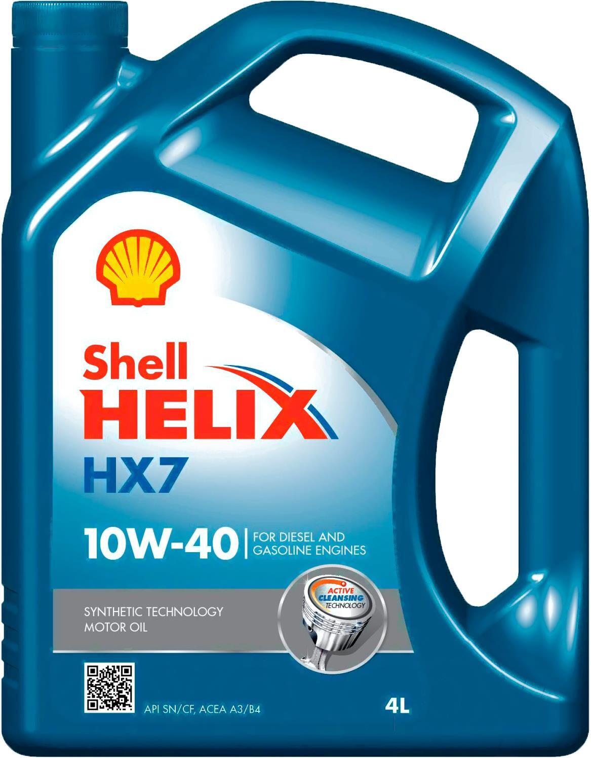 

Моторное масло Shell Helix HX7 10W40 / 550046360 (4л), Моторное масло Shell Helix HX7 10W40 4л 550046360