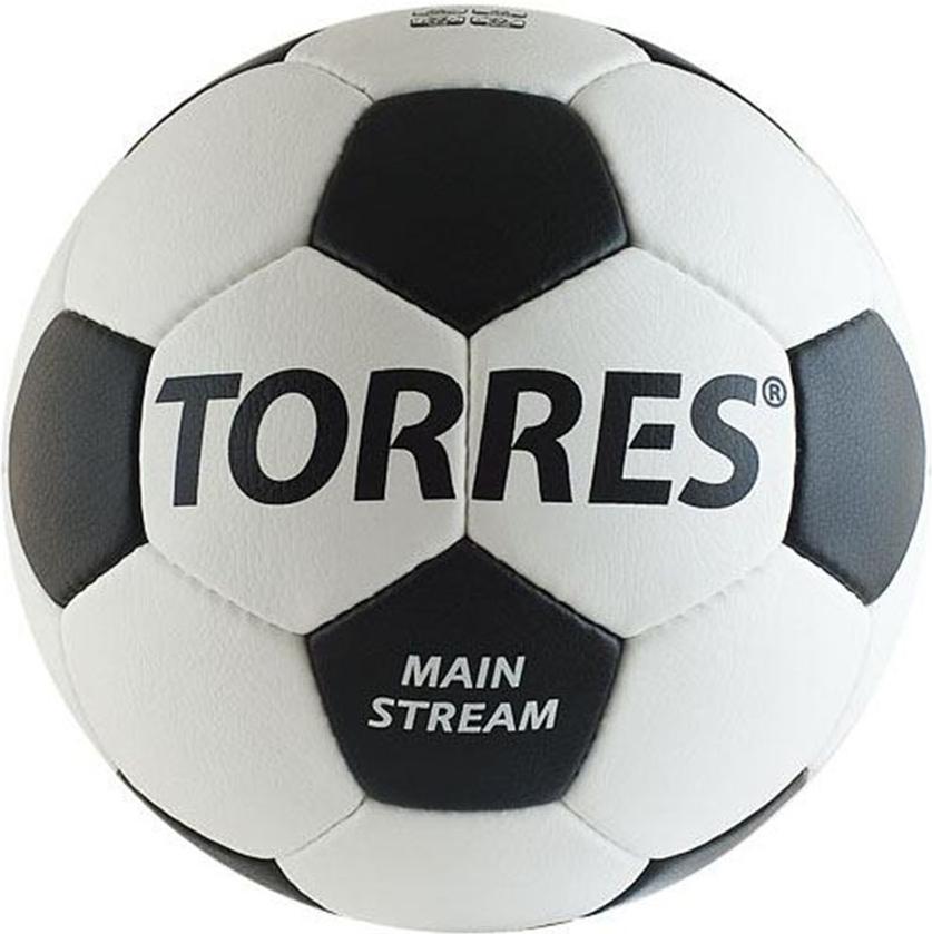 

Футбольный мяч Torres Main Stream размер 5 белый/черный [F30185], Main Stream, р.5, 32 пан. PU, 4 под. слоя, ручная сшивка