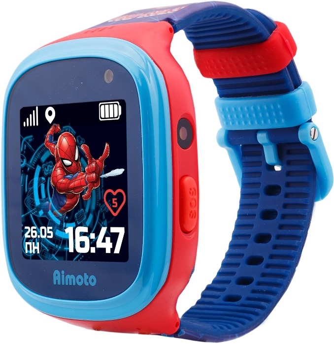 

Умные часы Knopka Aimoto Spider-Man [9301101], Умные часы Knopka Aimoto Spider-Man 9301101