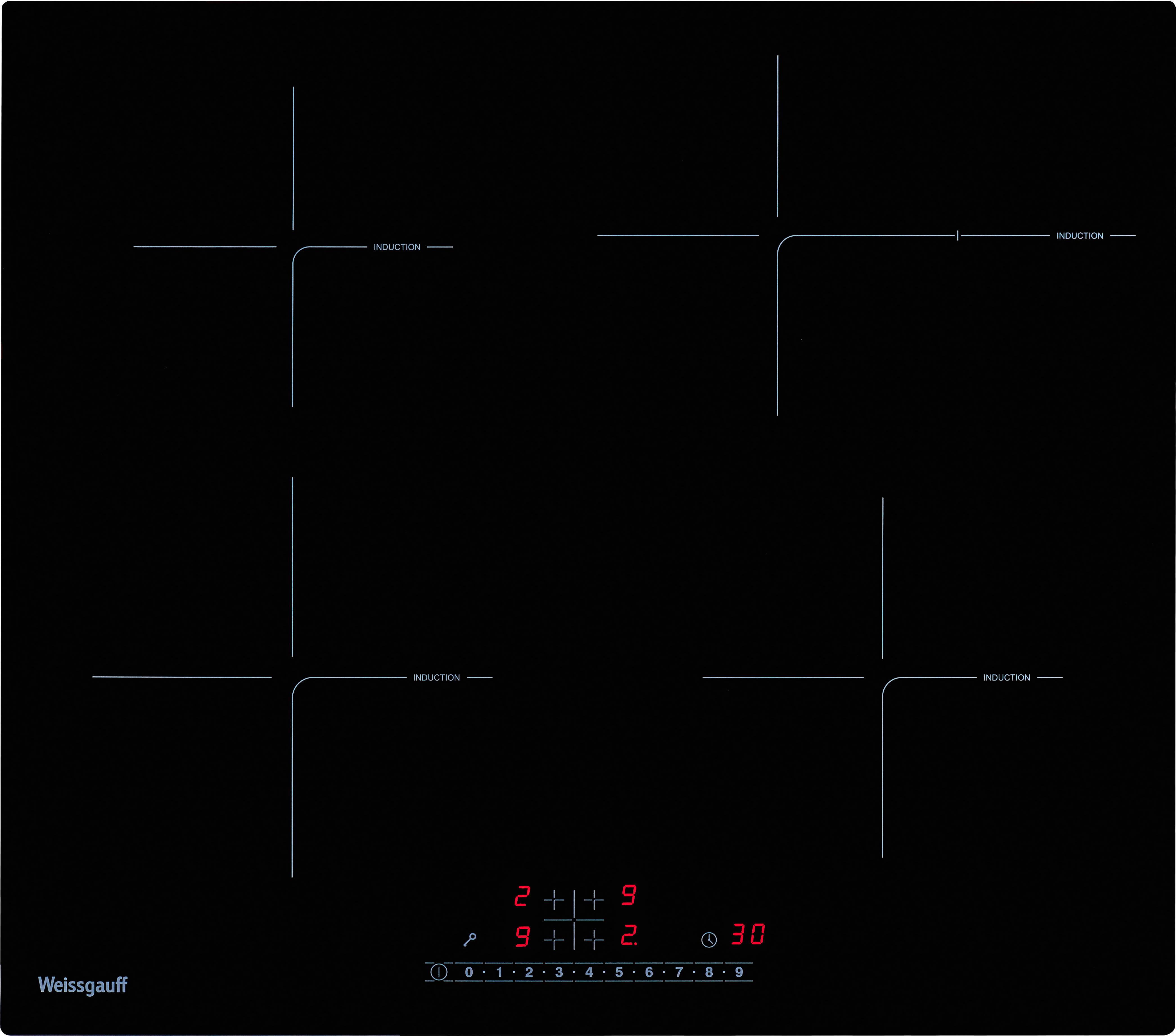 

Варочная панель Weissgauff HI 641 BS, HI 641 BS