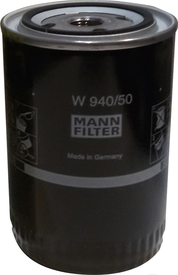 

Фильтр масляной Mann-Filter W940/50, W940/50