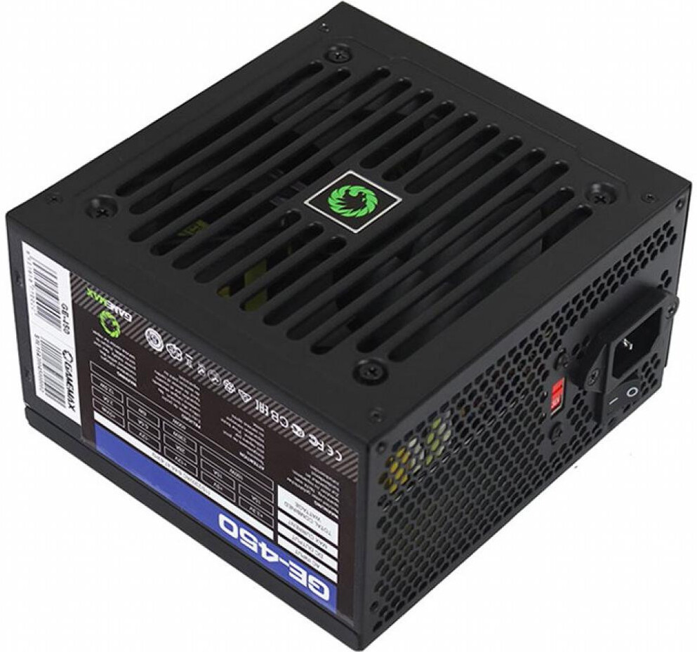 

Блок питания GameMax GE-450 ECO, Блок питания для компьютеров GameMax GE-450 ECO