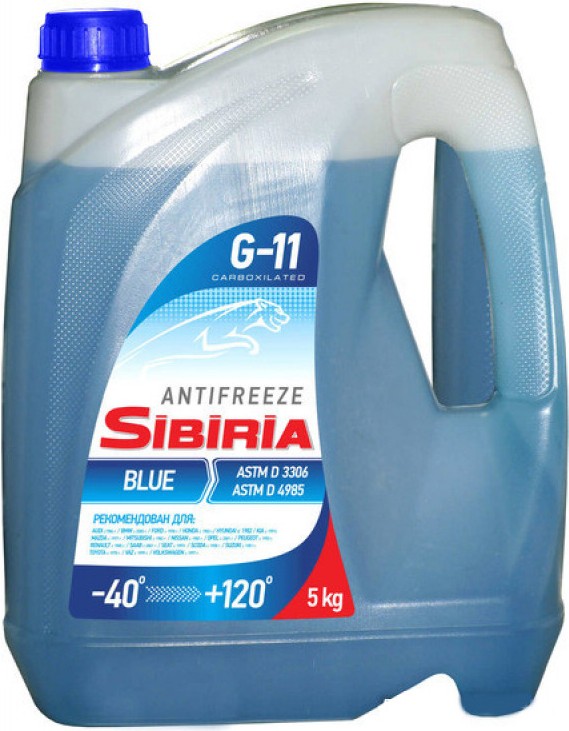 

Антифриз SIBIRIA ОЖ-40 5кг/4,3л синий (741266)