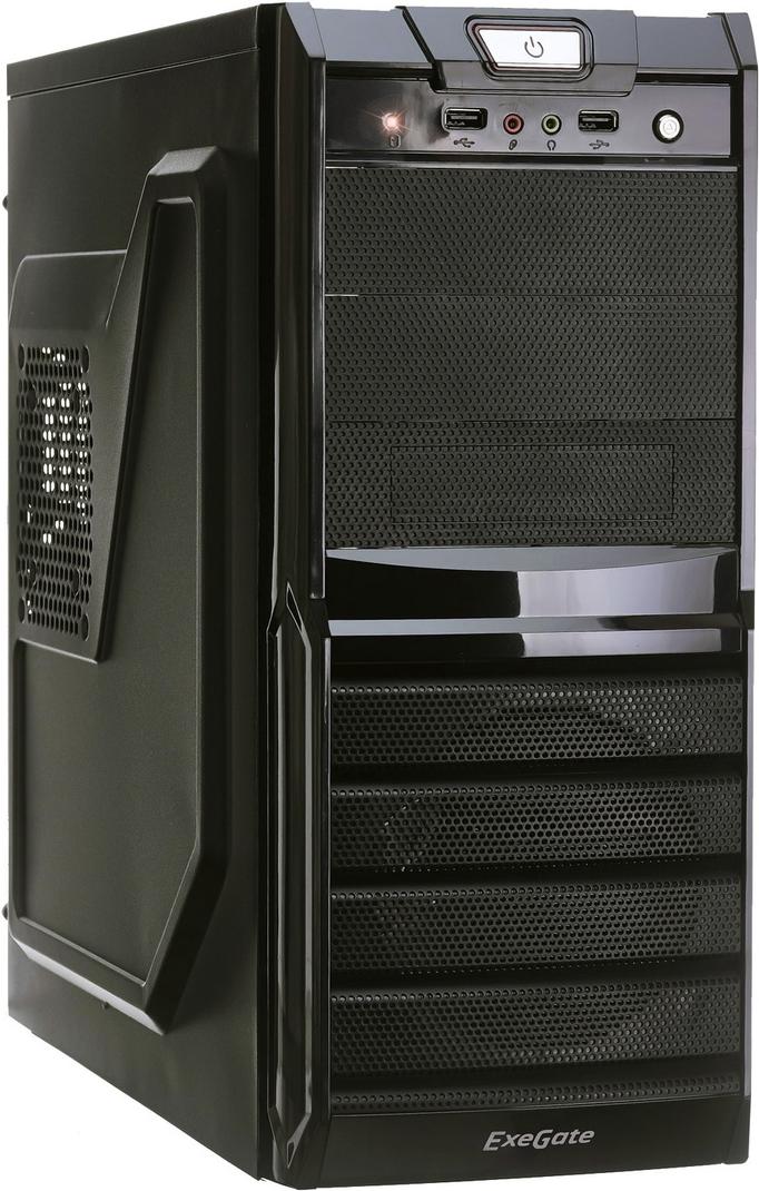 

Корпус для компьютера ExeGate MiditowerXP-329 Black [EX272723RUS], MiditowerXP-329