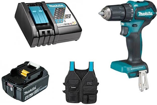 

Дрель-шуруповерт Makita DDF 483 Z + зарядное,аккумулятор,жилет [DDF483ZA1], Дрель-шуруповерт Makita DDF 483 Z + зарядное,аккумулятор,жилет DDF483ZA1