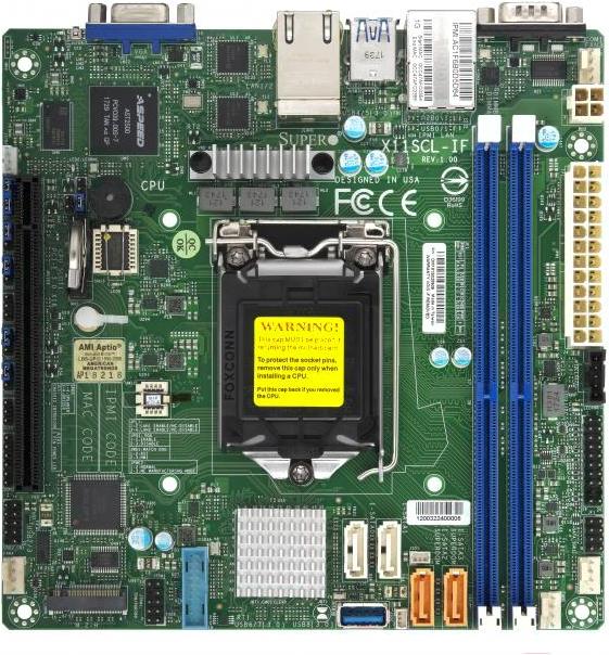 

Материнская плата Supermicro MBD-X11SCL-IF-B, MBD-X11SCL-IF-B