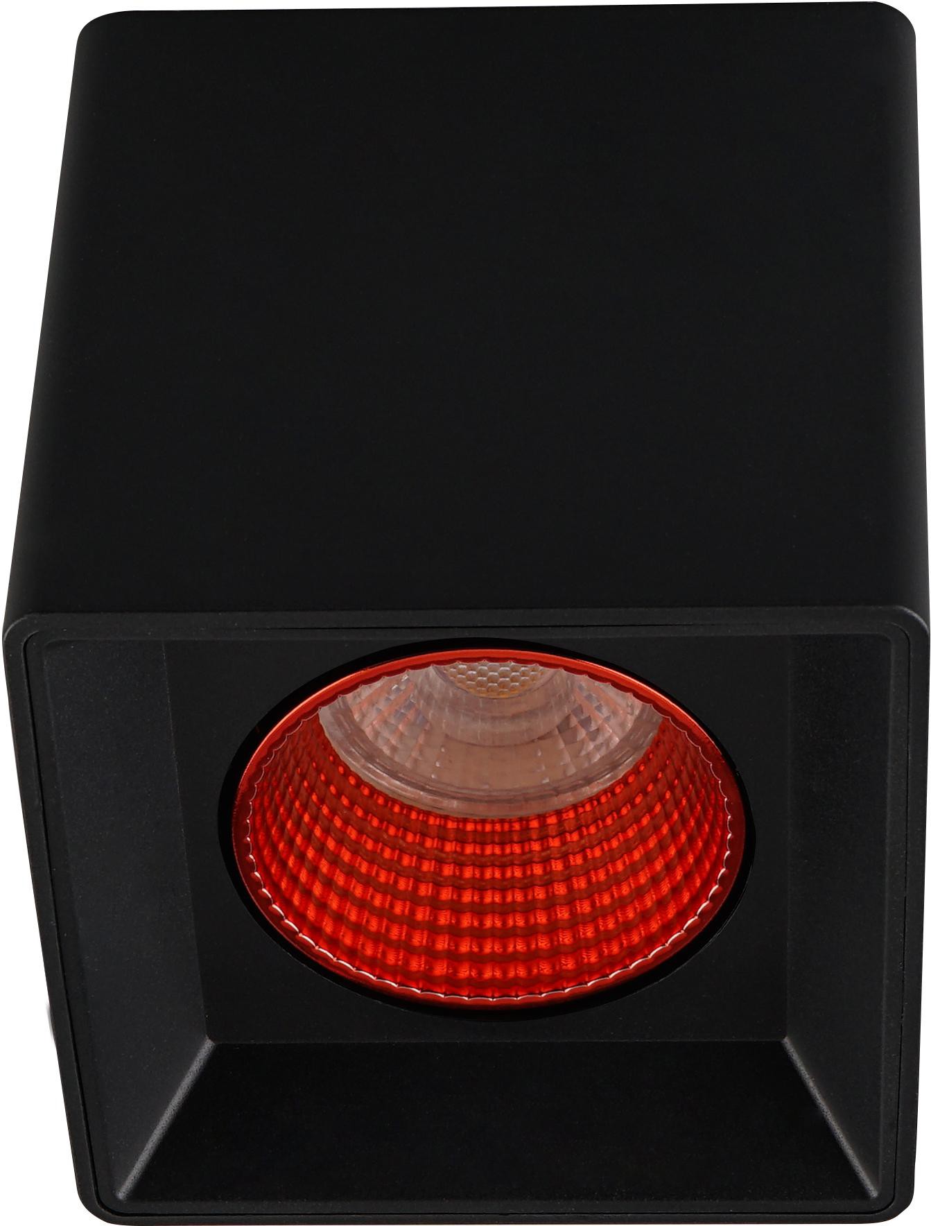 

Накладной точечный светильник Denkirs DK3080-BK+RD