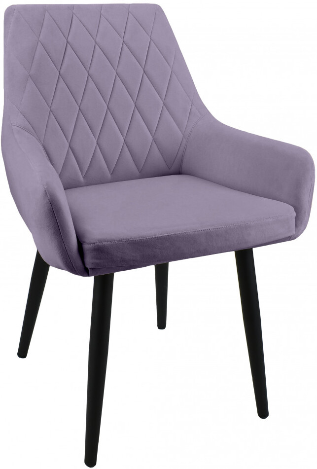 

Стул Гальваник Корлеоне Catania Lavender/черный муар