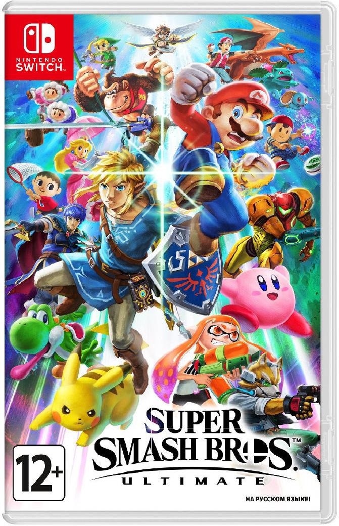 

Игра для приставки Nintendo Switch на картридже Super Smash Bros. Ultimate RUS [045496422929], Switch на картридже Super Smash Bros. Ultimate RUS