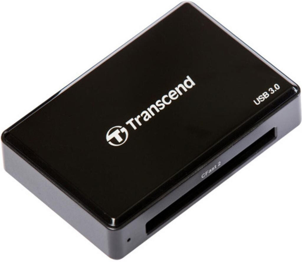 

КартРидер Transcend USB3.0, Black [TS-RDF2], Карт-ридер Transcend TS-RDF2