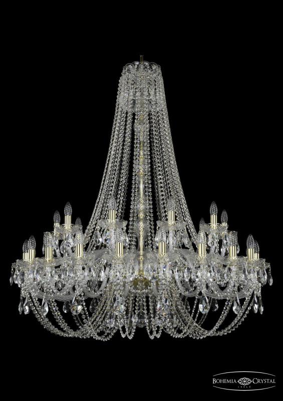 

Подвесная люстра Bohemia Ivele Crystal 1406/20+10/400/h-130/G