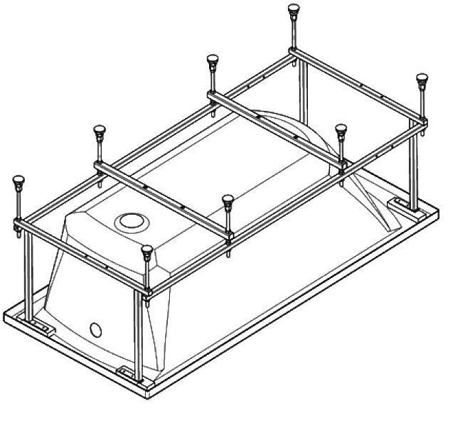 

Монтажный комплект Santek 150х70 WH112424, 150х70 WH112424