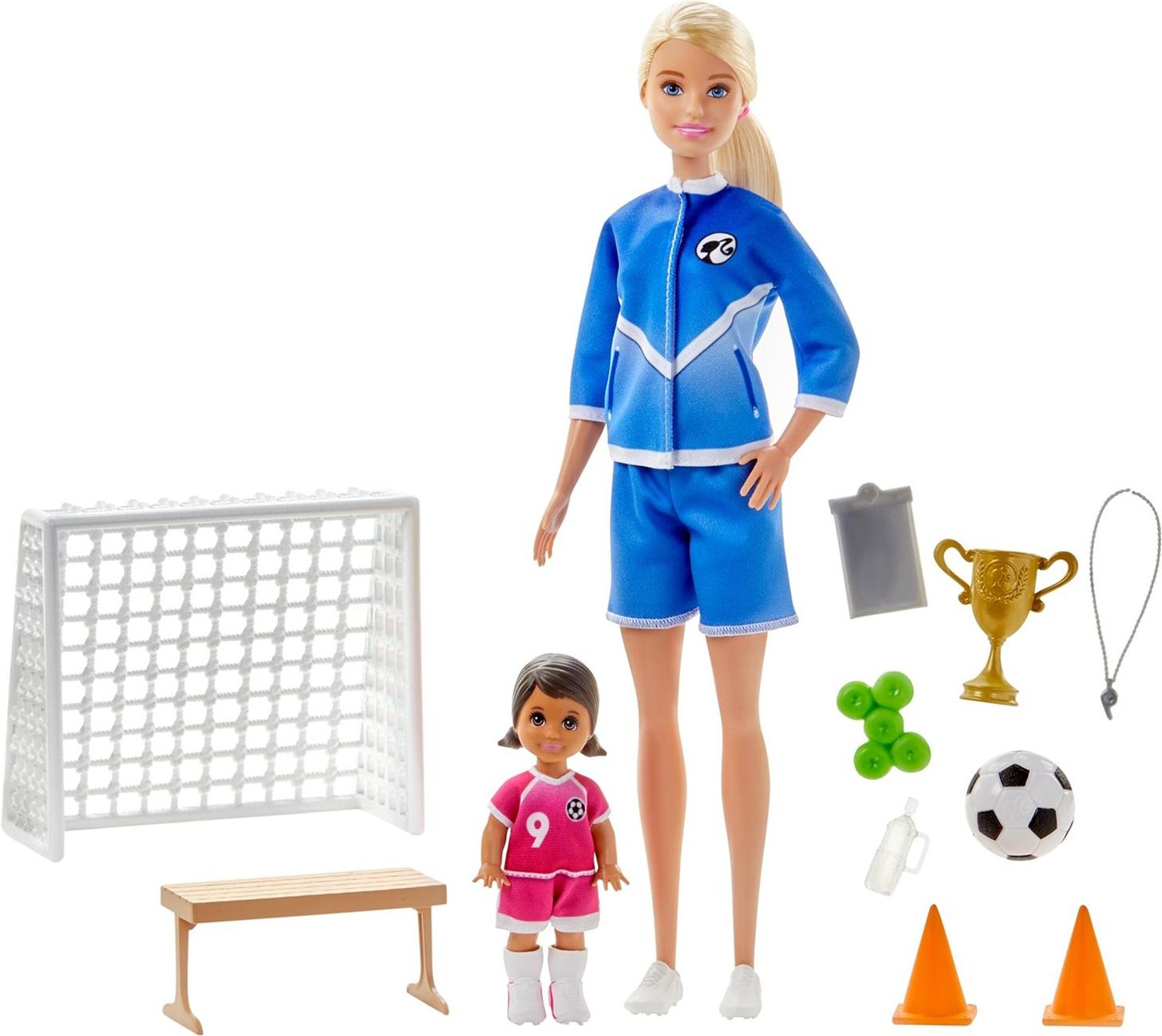 

Игровой набор Barbie Футбольный тренер [GLM47], Футбольный тренер