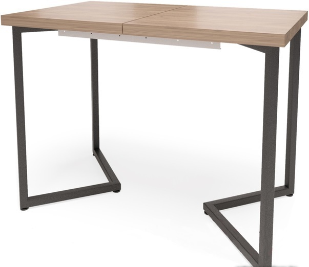 

Стол Millwood Лофт Лондон Л 130х80х75 дуб табачный Craft/металл черный
