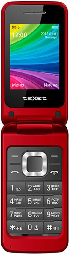 

Мобильный телефон TeXet TM-204 Red, TM-204