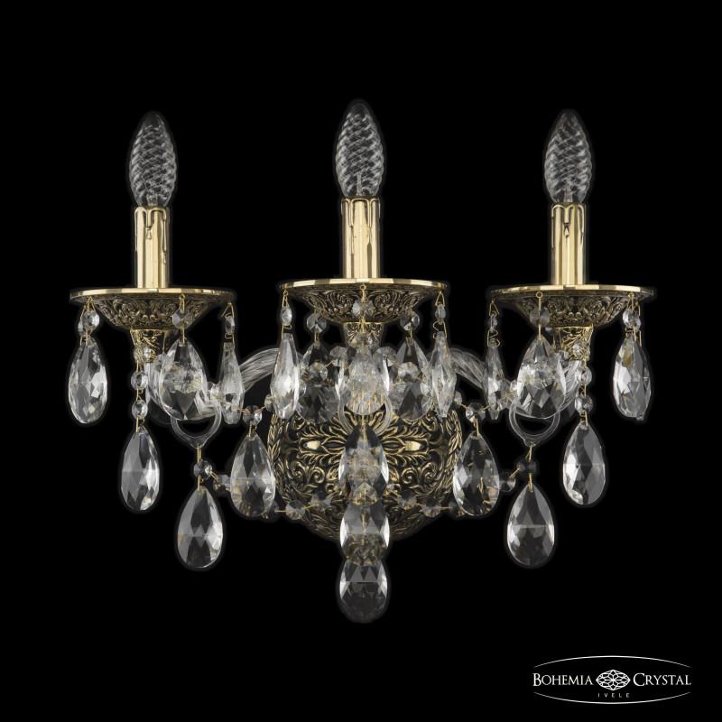 

Бра Bohemia Ivele Crystal 16115B/3/165/XL GB, 16115B/3/165/XL GB