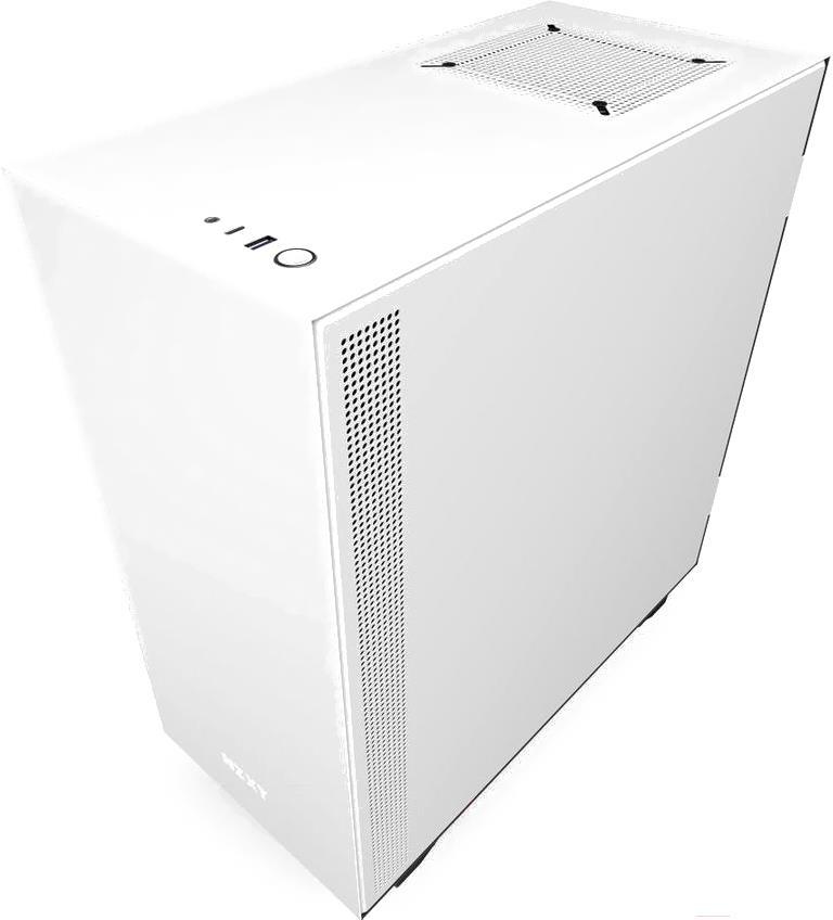 

Корпус для компьютера NZXT H510i Black/White [CA-H510I-W1], H510i