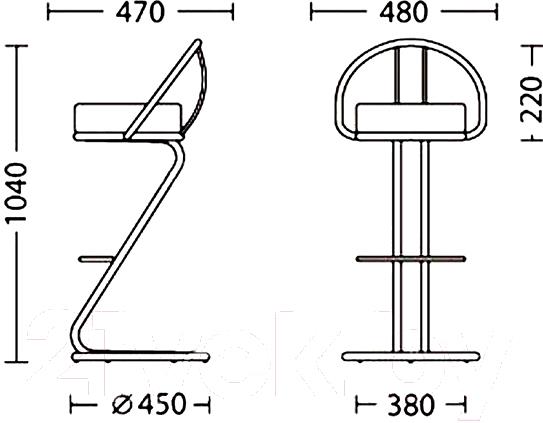 

Стул Nowy Styl Zeta Plus Hoker Chrome V-17, Zeta Plus Hoker Chrome V-17