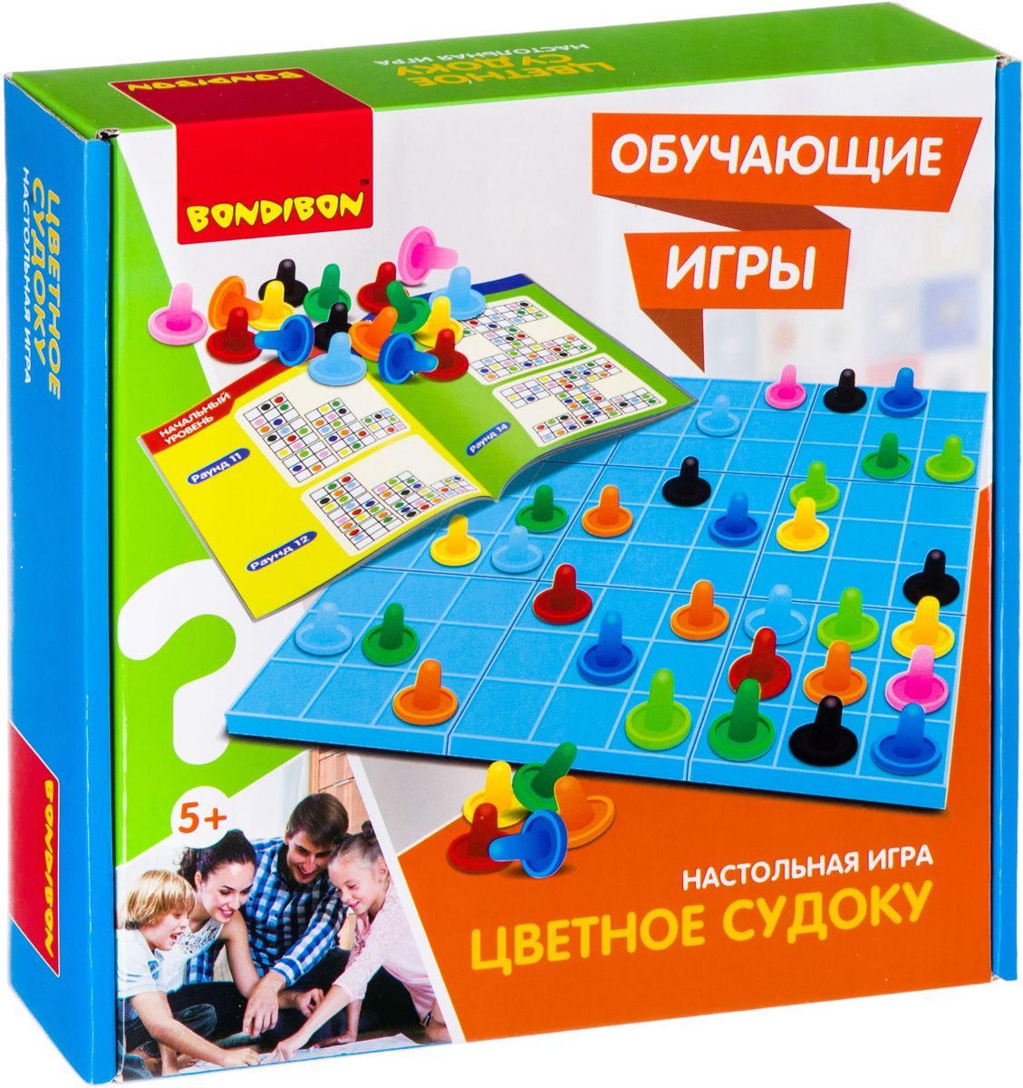

Настольная игра Bondibon Цветное судоку [ВВ2425], Цветное судоку
