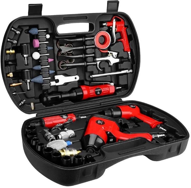 

Наборы пневмоинструмента Deko DKPT61 SET 61 [018-1105], Наборы пневмоинструмента Deko DKPT61 SET 61 018-1105