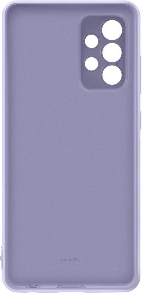 

Чехол для телефона Samsung Silicone Cover для A72 фиолетовый [EF-PA725TVEGRU], Silicone Cover для A72