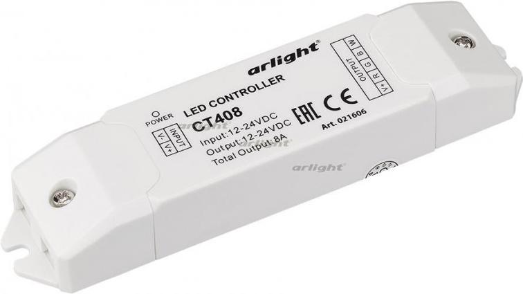 

Arlight Контроллер CT408 (12-24V, 96-192W) [021606], Контроллер CT408 (12-24V, 96-192W)