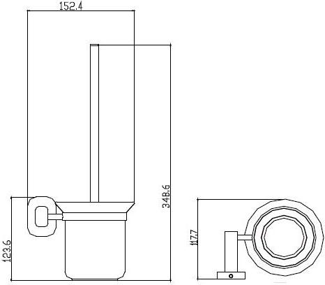 

Ершик для унитаза Kaiser Oval KH-2046, Oval KH-2046