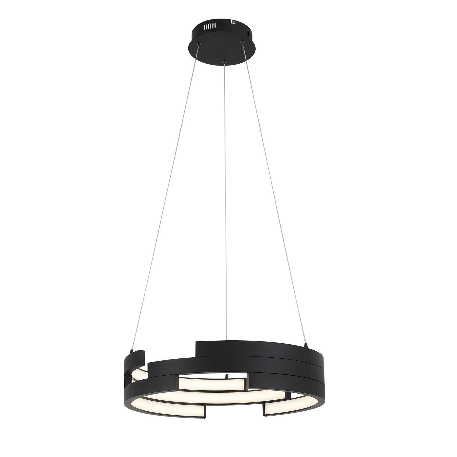 

ST-Luce SL963.403.01 Люстра подвесная ST-Luce Черный/Черный, Белый LED 1*45W, SL963.403.01 Люстра подвесная ST-Luce Черный/Черный, Белый LED 1*45W