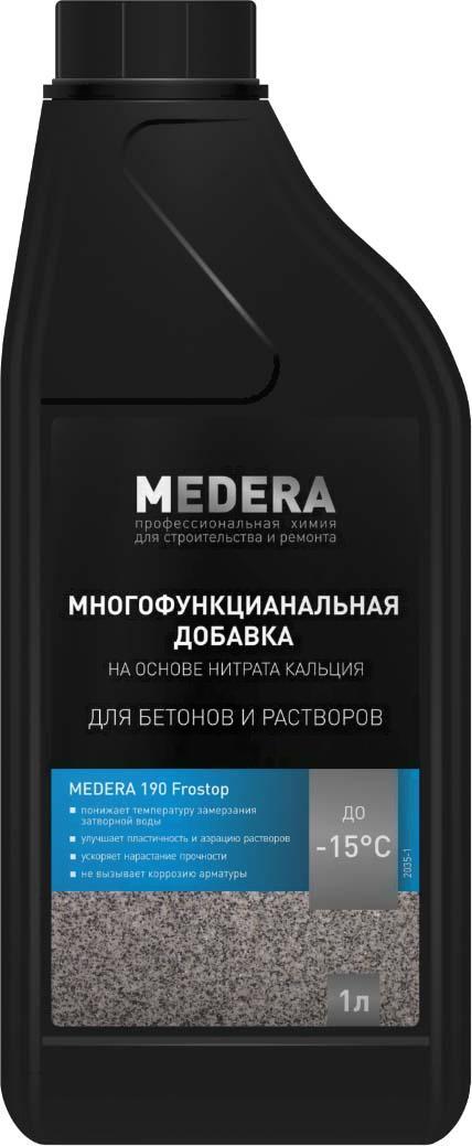 

Добавка многофункциональная для бетонов и растворов Medera 190 Frostop (2035-1)