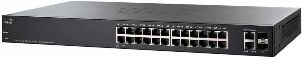 

Коммутатор Cisco SF220-24-K9-EU, SF220-24-K9-EU