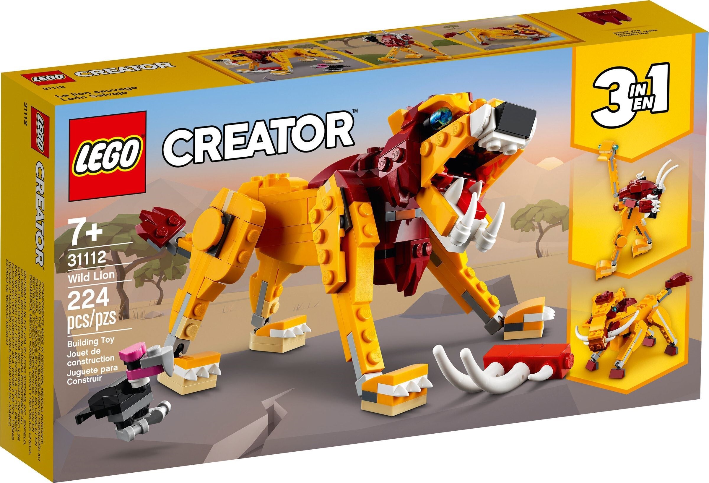 

Конструктор Lego Creator Wild Lion (31112)
