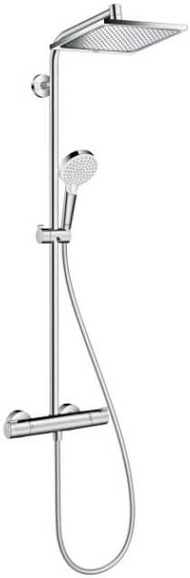 

Душевая система Hansgrohe Crometta Е 240 1jet Showerpipe [27271000], Душевой гарнитур Hansgrohe Crometta Е 240 1jet Showerpipe 27271000