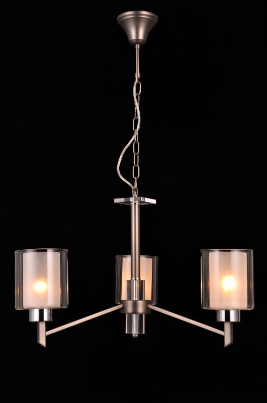 

Подвесная люстра Natali Kovaltseva Люстра 3 x E27, 40W, [DOUBLE 81049-3C ANTIQUE SILVER], Люстра 3 x E27, 40W,