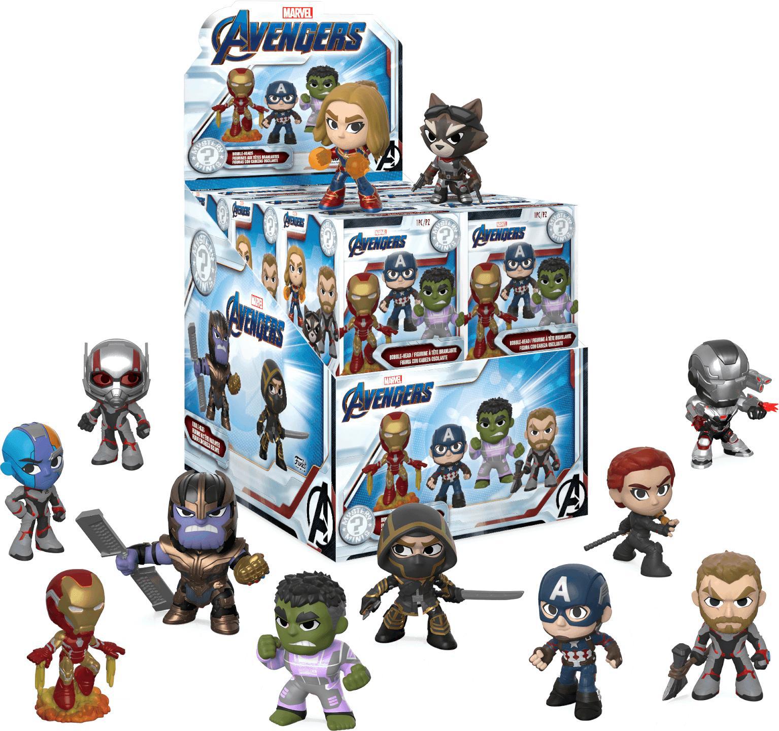 

Игрушка Funko Mystery Minis: Marvel Avengers Endgame 12PC PDQ 37200 [Fun1971], Mystery Minis: Marvel Avengers Endgame 12PC PDQ 37200